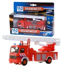 112 Brandweerwagen met Licht en Geluid 1:43