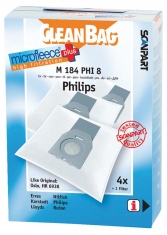 Scanpart M184phi8 Microfleese Stofzak Philips Oslo en Micro