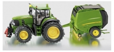 Siku 1665 John Deere + Balenpers