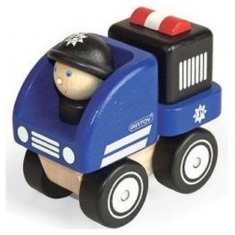 Pintoy P10507 Houten Mini Politieauto