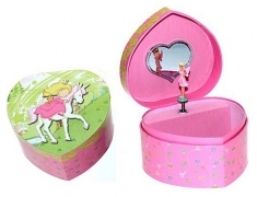 Simply for Kids Houten Juwelendoosje met Muziek Prinses op Paard