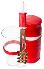 Wigo RTG305 Reisdompelaarmet Etui en Luran Beker 300W