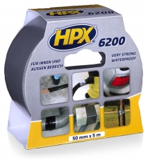 HPX CB5005 Pantsertape Zilver 50mmx5m