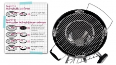 Tepro 8568 Hoofgrillrooster voor &Oslash;57cm met Centraal Inzetrooster Systeem