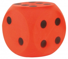 Dobbelsteen Soft Rood 16 cm