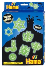 Hama 3414 Glow In Dark Strijkkralenset 1500 Stuks