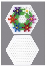Hama Strijkkralen Grondplaat Zeshoek Klein