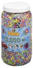 Hama Strijkkralen Ton Met 13000 Stuks Pastel