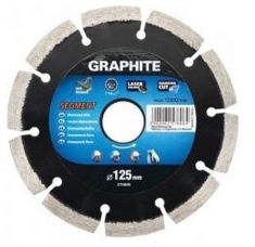 Graphite 57H604 Diamantschijf 115x22x8,0x2,2mm, Segment, Gelaserd, MPA EN13236