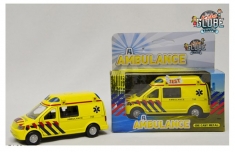 Kids Globe Pull Back Ambulance Met Geluid