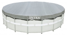 Intex 28040 Luxe (verzwaard) afdekzeil voor  frame pools 488 cm