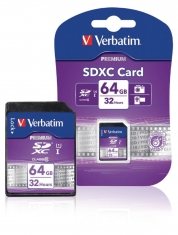 Verbatim Vb-sdxc10-64g Sdxc-kaart 64 Gb Class 10