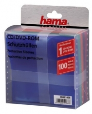 Hama 51068 CD/DVD Plastic Hoesjes 100 Stuks