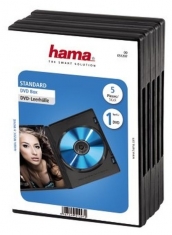 Hama 51297 DVD Box Zwart 5Pak