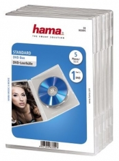 Hama 83895 DVD Box Transparant 5Pak