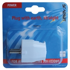 Scanpart 2480500010 E514 Stekker en Ra Recht Wit