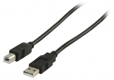 Valueline Vlcp60100b10 Usb 2,0 Usb A Male - Usb B Male Kabel 1,00 M Zwart