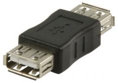 Valueline Vlcp60900b Usb 2,0 Usb A Vrouwelijk - Usb A Vrouwelijk Adapter Zwart