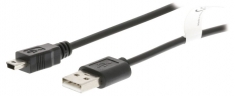 Valueline VLCT60300B20 Usb 2,0-kabel A Male - Mini 5-pins Male 2,00 M Zwart