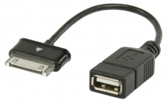 Valueline Vlmp39205b0,20 Usb 2,0 A - Samsung 30-pin Otg Datakabel 0,20 M