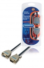 Bandridge BCL1002 Vga Verlengkabel Vga Male - Vga Female 15-pins 2,00 M Blauw