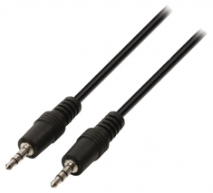 Valueline Vlap22000b05 Jack Stereo Audiokabel 3,5 mm Mannelijk - 3,5 mm Mannelijk 0,50 M Zwart