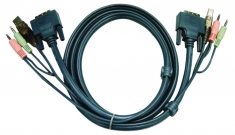 Aten 2L-7D03UD Kvm Combination Cable Dvi-d/usb/audio