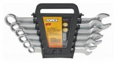 Topex Ring/steeksleutelset 6-22mm Din 3113