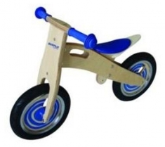 Simply for Kids Houten Loopfiets Blauw