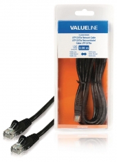Valueline VLCB85100B30 Utp Cat5e Netwerkkabel Rj45 Mannelijk - Rj45 Mannelijk 3,00 M Zwart