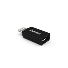 Hama Micro-USB-adapter Naar Apple Lightning-stekker MFI Zwart