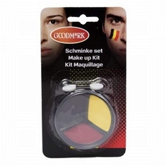 Belgian Red Devils Make-up Kit Driekleur