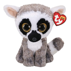 TY Beanie Boos Ringstaartmaki Knuffel Linus 24 cm