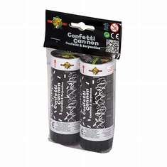 Confettikanon Party Cannon Foil Strips Zilver