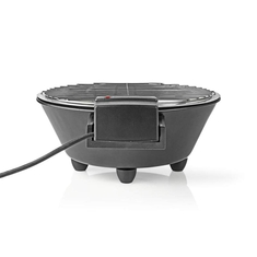 Nedis BBQE112BK Elektrische Barbecue Rond 30 Cm 1250 Watt |