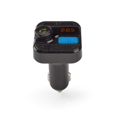 Nedis CATR121BK Fm-zender Voor In De Auto Bluetooth Bass Boost Microsd-kaartopening Handsfree Be