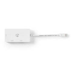 Nedis CCGB37466WT02 Mini-displayport Multipoort-adapterkabel Mini-displayport Male - Vga Female 
