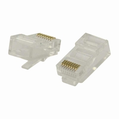 Nedis CCGB89300TP Netwerkconnector Rj45 (8p8c) Male - 10 Stuks Transparant