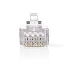 Nedis CCGB89306ME Netwerkconnector Rj45 (8p8c) Male - 10 Stuks Metaal