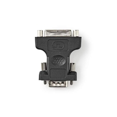 Nedis CCGP32901BK Vga - Dvi-adapter Vga Male - Dvi-i 24+5-pins Female Zwart