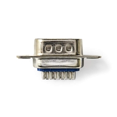 Nedis CCGP52800ME Bevestiging D-sub Behuizing D-sub 9-pins Male Metaal