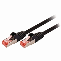Nedis CCGP85221BK100 Cat6 S/ftp-netwerkkabel Rj45 Male - Rj45 Male 10 M Zwart