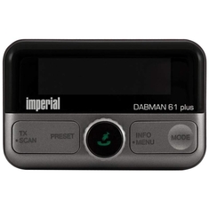 Imperial DABMAN 61 Plus Zender Radio Adapter Zwart/Zilver