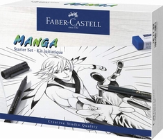 Faber Castell FC-167152 Tekenstift Faber-Castell Pitt Artist Pen Manga Starterset