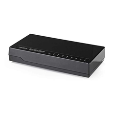 Nedis NSWH8P100BK Netwerkswitch 8 Poorten 1 Gbps Led-indicatielampjes