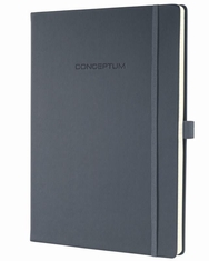 Sigel SI-CO649 Notitieboek Conceptum Pure Donkergrijs A4 194blz Gelijnd