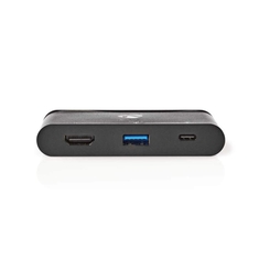 Nedis TCARF240BK Computer Hub Usb-c&trade; Usb-c&trade; / Usb 3.0 / Hdmi Voeding: 100 W Zwart
