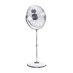 Tristar VE-5975 Metalen Statiefventilator Zilver/ 45 cm/90-130 cm/100W