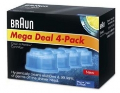 Braun CCR4 Clean & Renew Refill Cartridge 4 Stuks