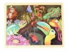 Simply for Kids 36157 Houten Puzzel Regenwoud